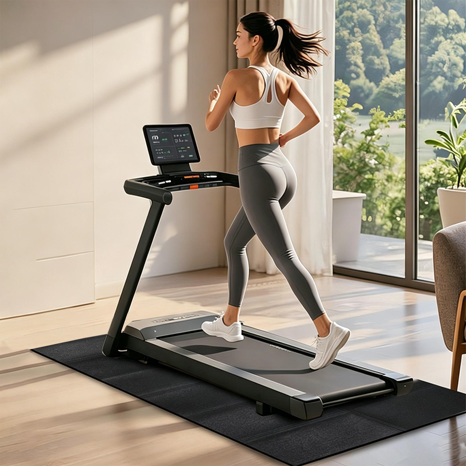 Treadmill Mat Vibration Absorb - Sports Equipment Home ulasan dan harga