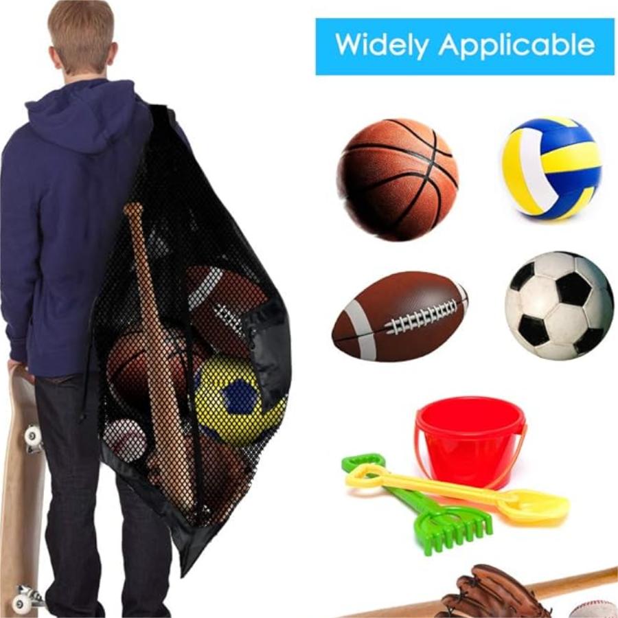 Large mesh sports bag with sho - Sports Equipment Volleyball ulasan dan harga