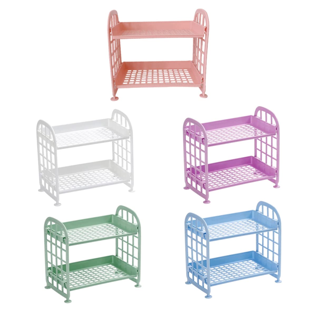 2-Tier Multifunctional Plastic - Sports Equipment Storage Rack ulasan dan harga