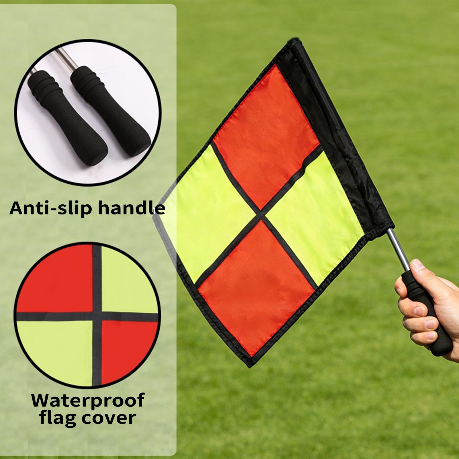 Soccer Referee Flags 2-Piece H - Sports Equipment Volleyball ulasan dan harga
