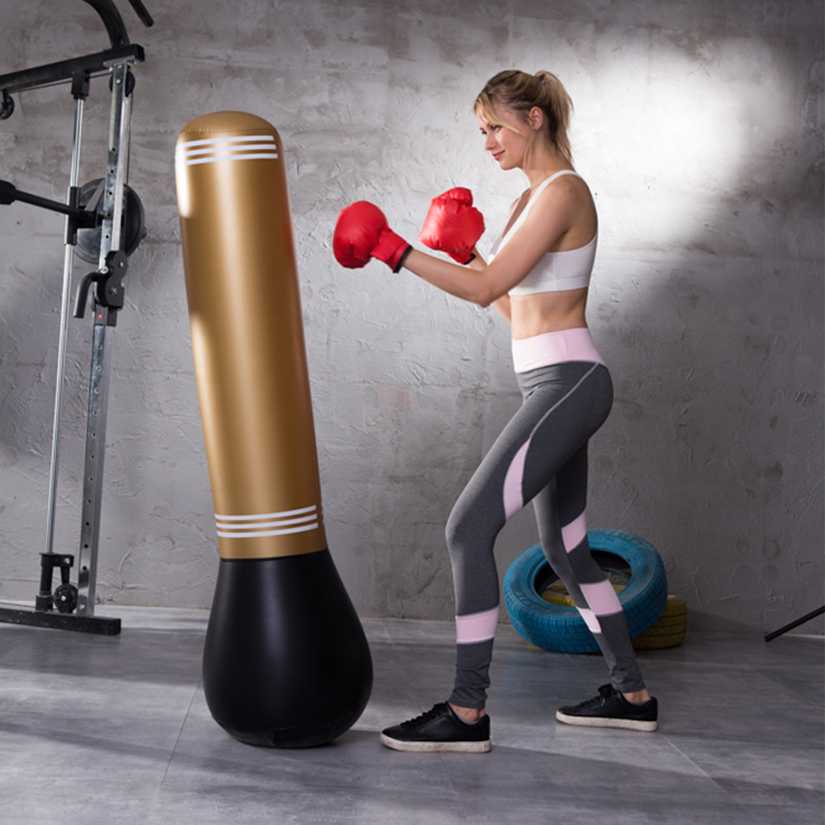 Inflatable Kicking Punching Ba - Sports Equipment Kids ulasan dan harga