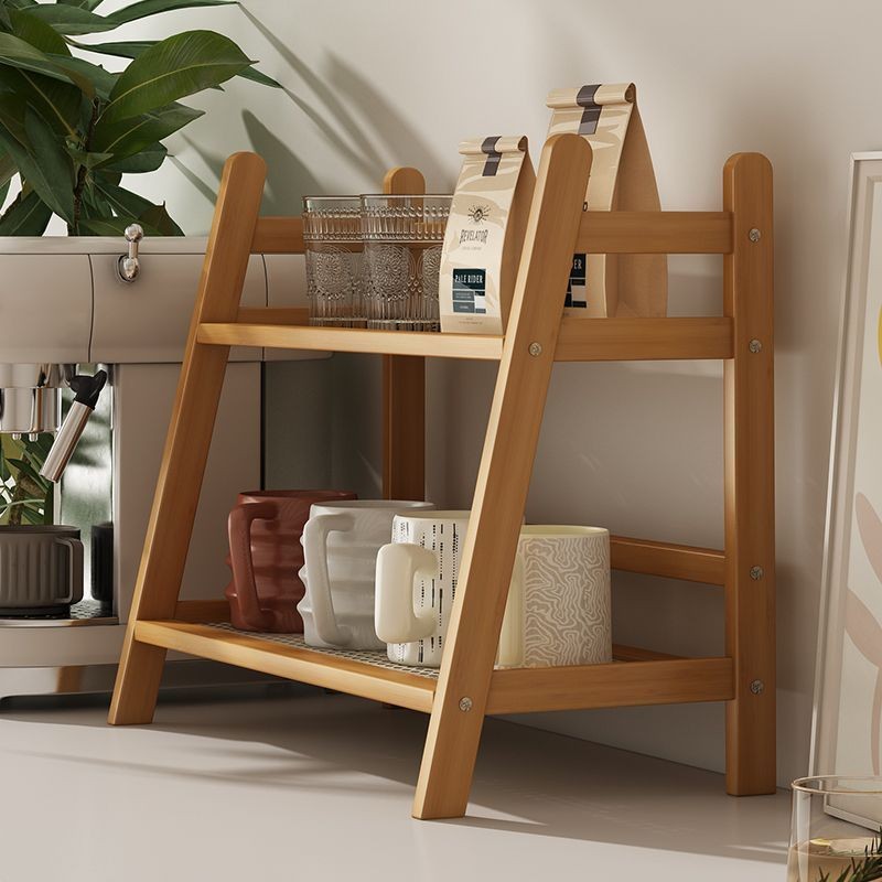 2 Layer Spice Caddy Shelf Bamb - Sports Equipment Storage Rack ulasan dan harga