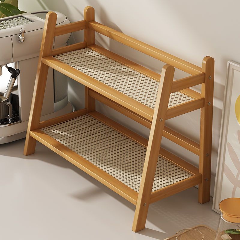 2 Layer Spice Caddy Shelf Bamb - Sports Equipment Storage Rack ulasan dan harga