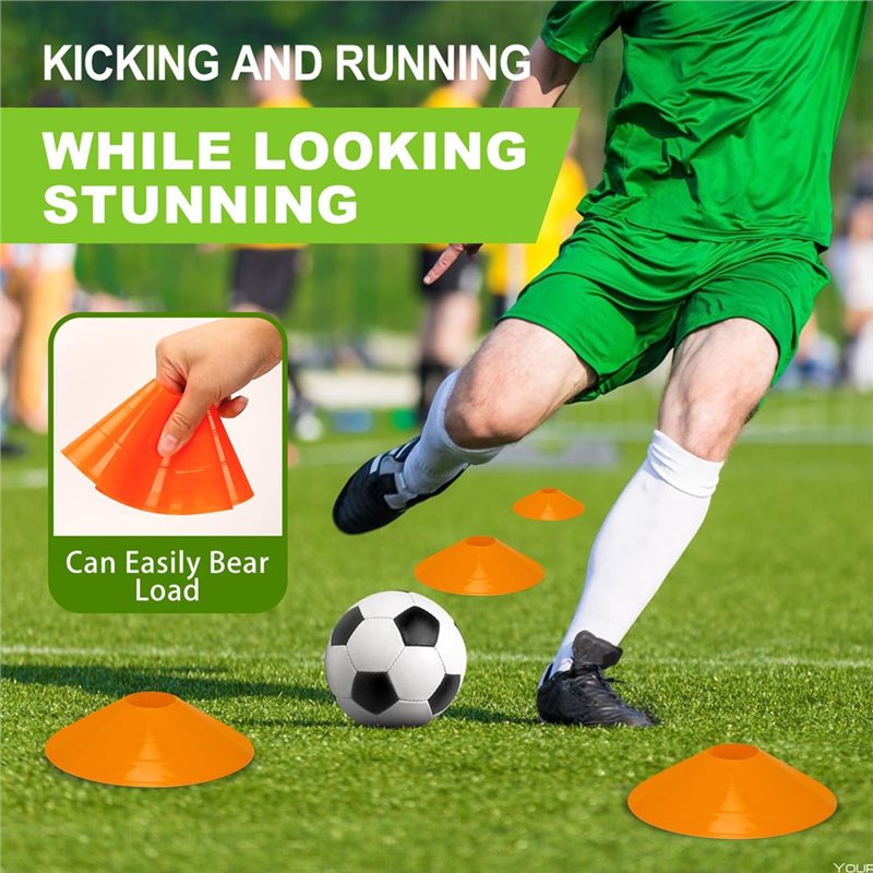 HOTB72A Soccer Cones Set Of 50 - Football Training Cone ulasan dan harga