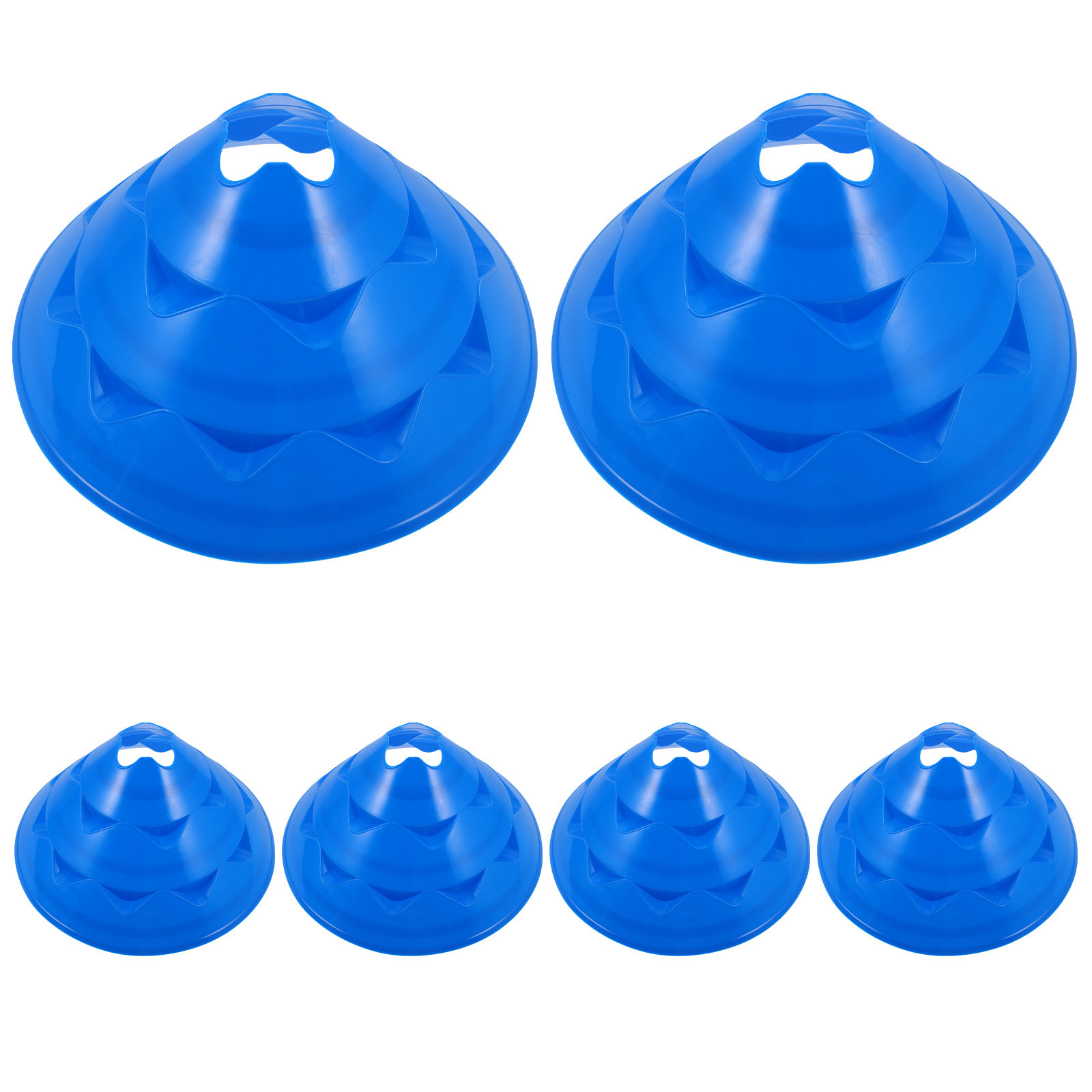 6Pcs Soccer Training Cones Agi - Football Training Cone ulasan dan harga