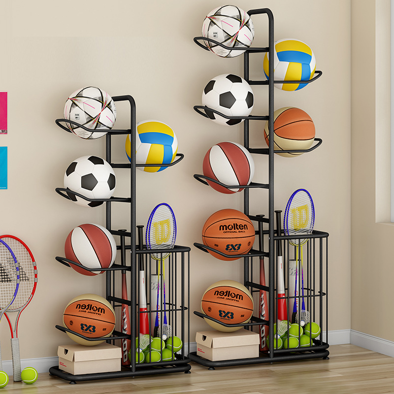 Sports Ball Storage Rack Baske - Sports Equipment Volleyball ulasan dan harga